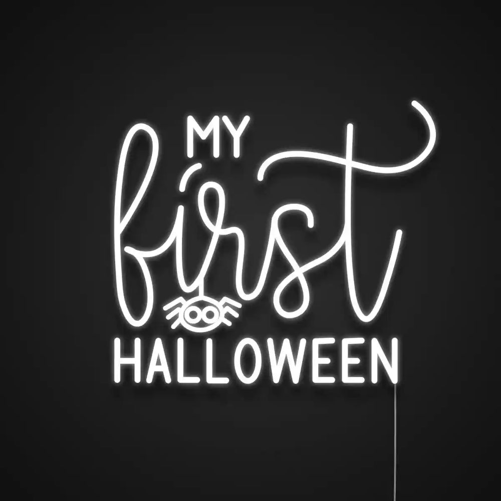 My First Halloween LED Neon Sign by LEDNeons - cute and spooky light-up décor for haunted celebrations