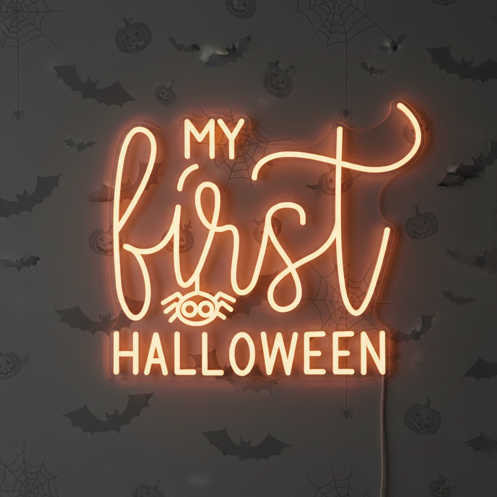 My First Halloween LED Neon Sign by LEDNeons.