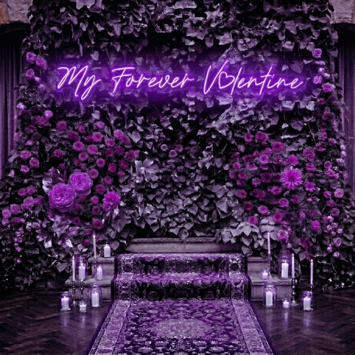 My Forever Valentine's Day LED Neon Sign by LEDNeons 