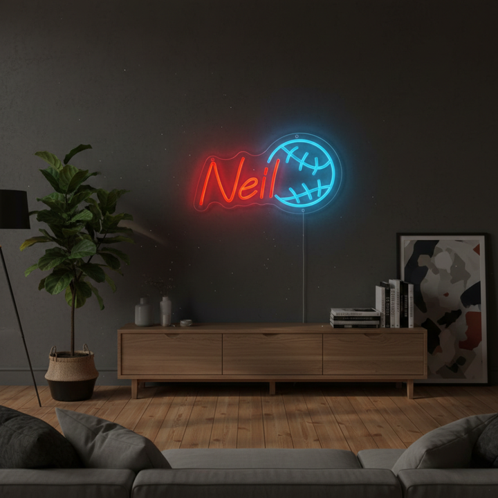 Neil Name LED Name Neon Sign by LEDNeons - Decorate your space with this Bright personalized Neon Sign.