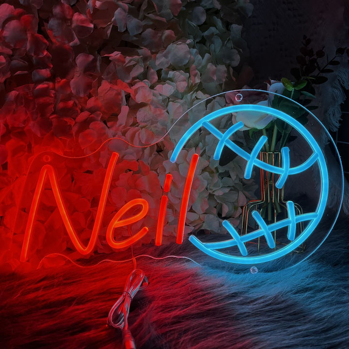 Neil Name LED Name Neon Sign by LEDNeons - Decorate your space with this Bright personalized Neon Sign.
