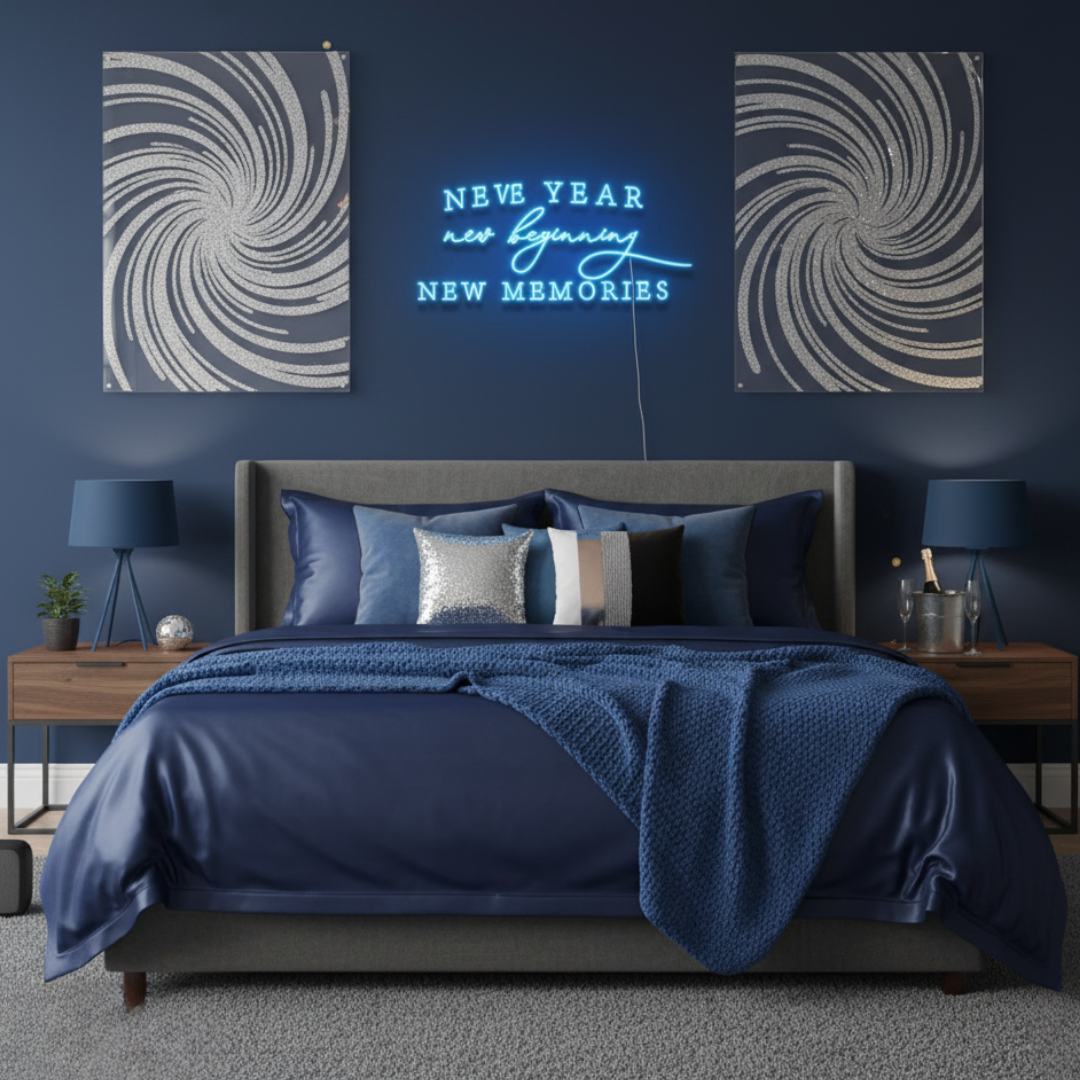 New Year New Beginning New Memories Neon Sign by LEDNeons – Inspiring New Year LED Wall Décor