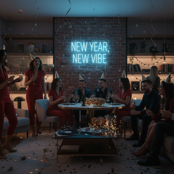 New Year New Vibe Neon Sign by LEDNeons – Bright, stylish LED decor