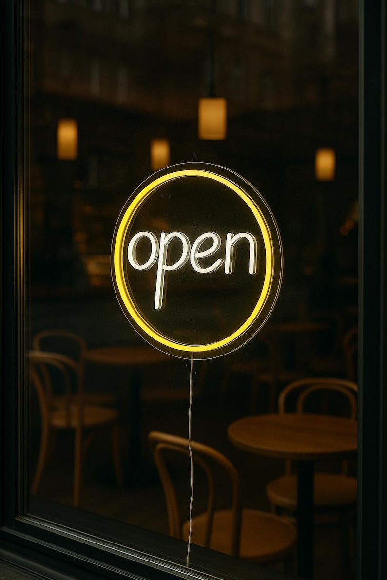 Open LED Neon Sign by LEDNeons