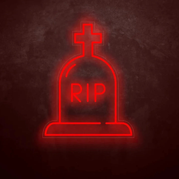 RIP Halloween LED Neon Sign by LEDNeons- Red
