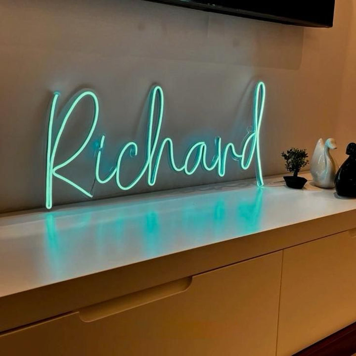 Richard Name LED Neon Sign by LEDNeons - Decorate your Space with this Personalized eon Sign.