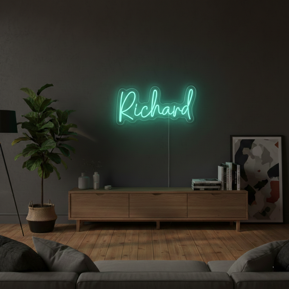 Richard Name LED Neon Sign by LEDNeons - Decorate your Space with this Personalized eon Sign.
