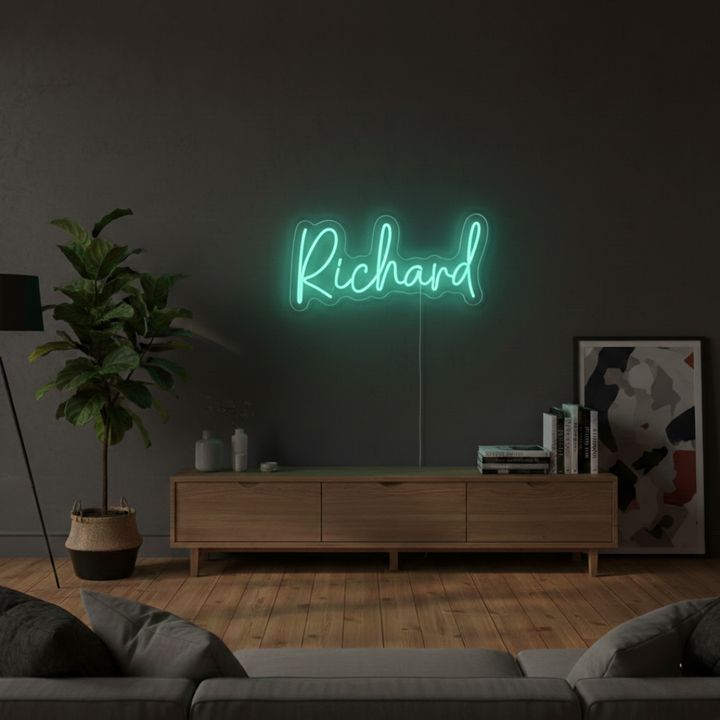 Richard Name LED Neon Sign by LEDNeons - Decorate your Space with this Personalized eon Sign.