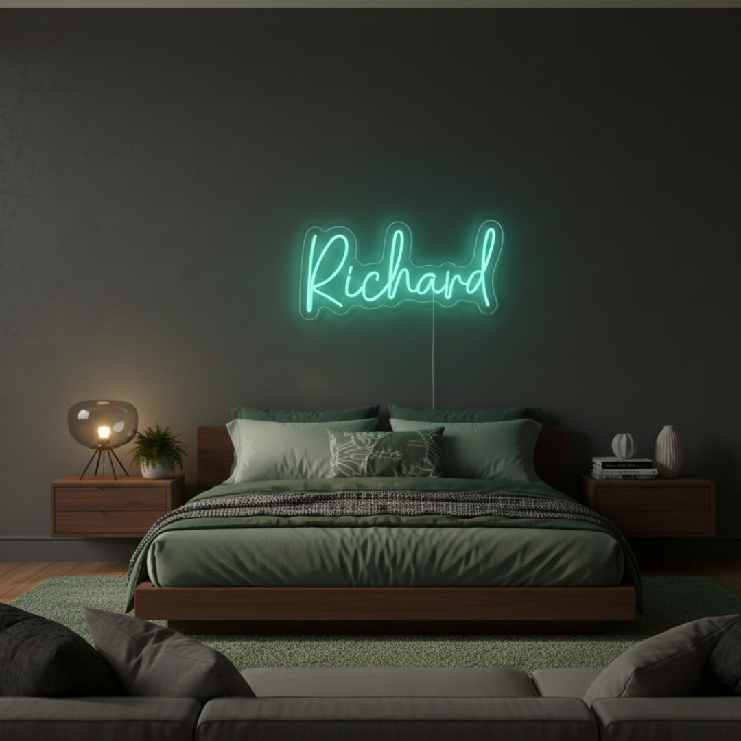 Richard Name LED Neon Sign by LEDNeons - Decorate your Space with this Personalized eon Sign.