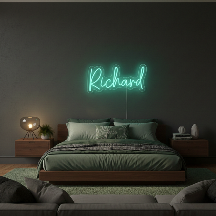 Richard Name LED Neon Sign by LEDNeons - Decorate your Space with this Personalized eon Sign.