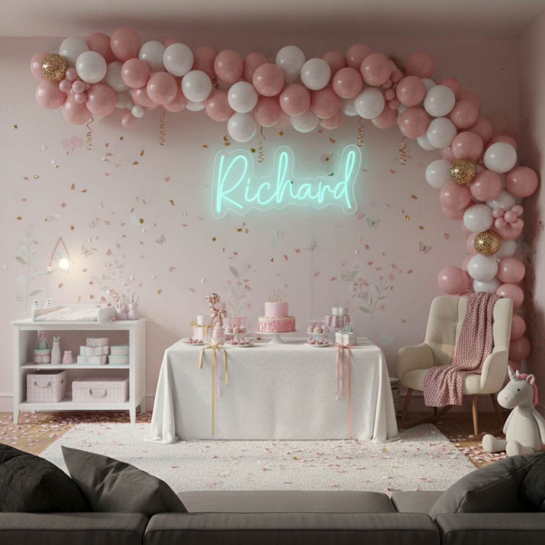 Richard Name LED Neon Sign by LEDNeons - Decorate your Space with this Personalized eon Sign.