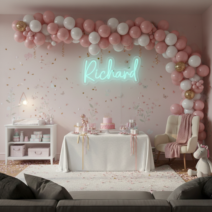 Richard Name LED Neon Sign by LEDNeons - Decorate your Space with this Personalized eon Sign.