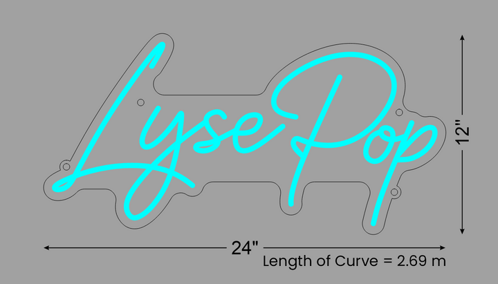 Custom Neon Sign for Alyse