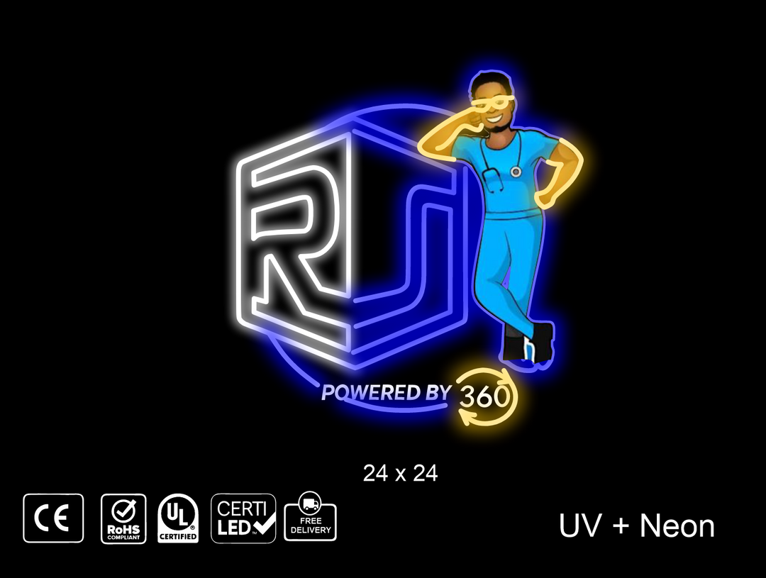 Updated Custom Neon sign for Chris Neal