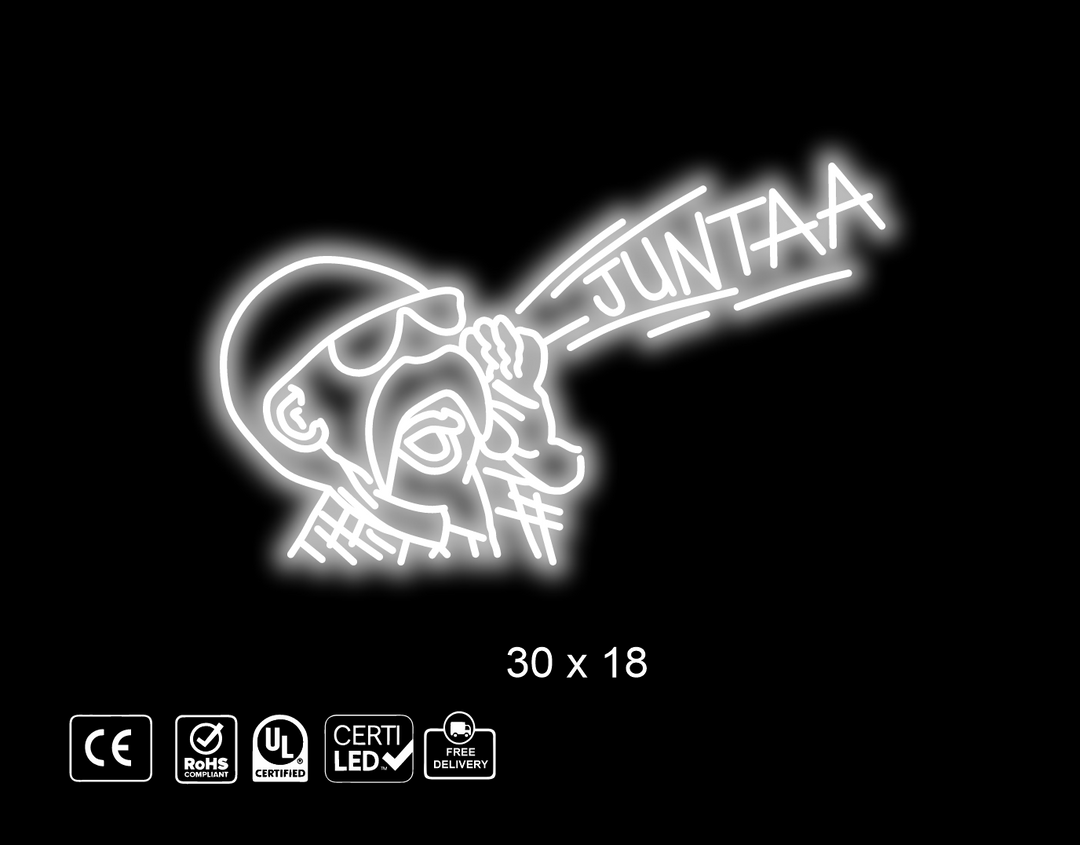 Custom Neon sign for Jeremy Atkins