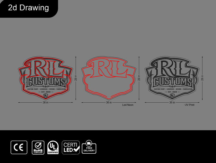 Custom Neon Sign for Rob lower