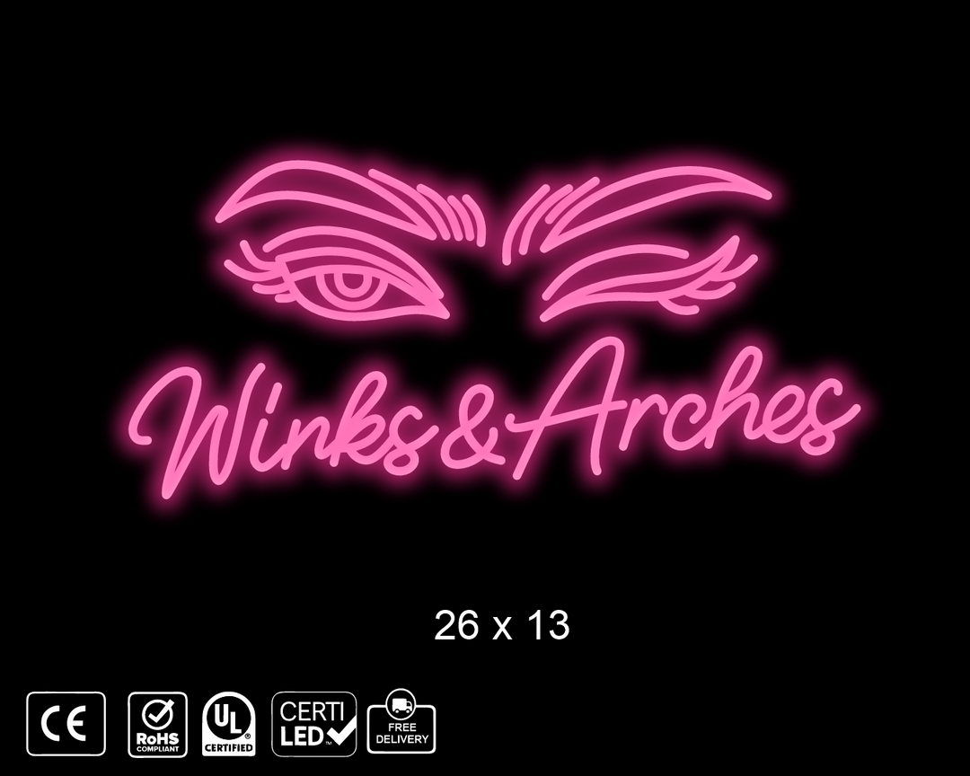 Updated custom neon sign for Makenzy Toro