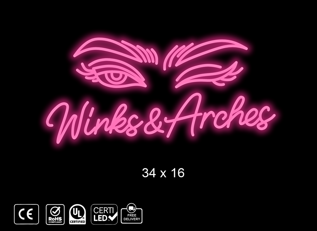 Updated custom neon sign for Makenzy Toro