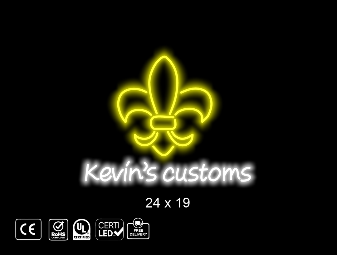 CUSTOM NEON SIGN FOR Damion thomas