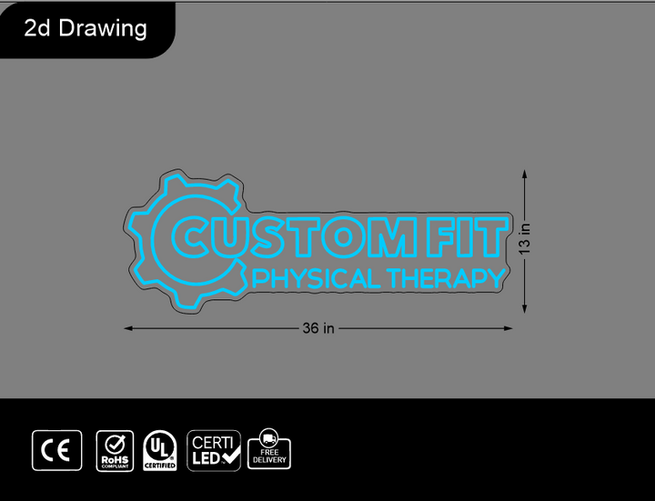 Custom Neon sign for Angela Wilson