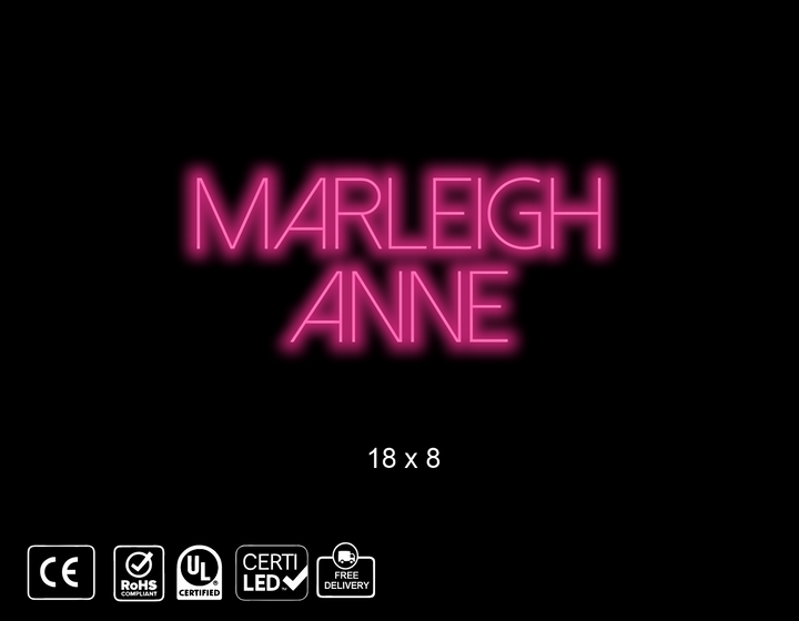 Custom Neon sign for Laurabeth Langley