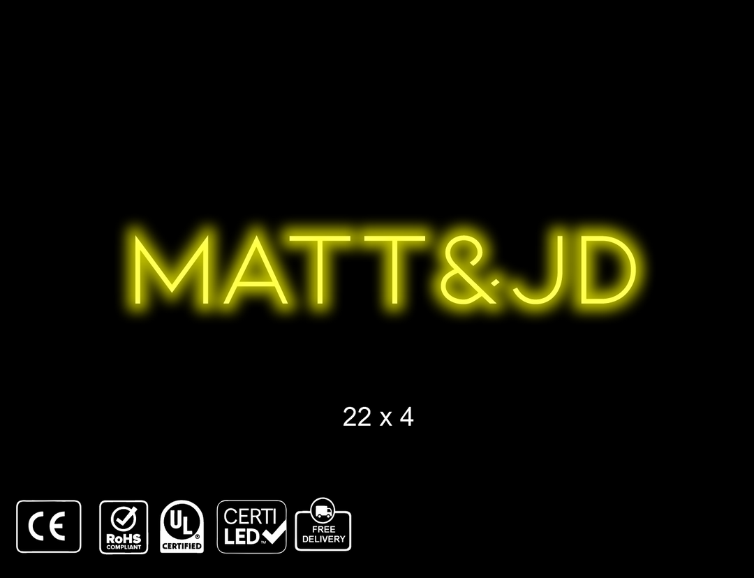 Custom Neon sign for D. Stu