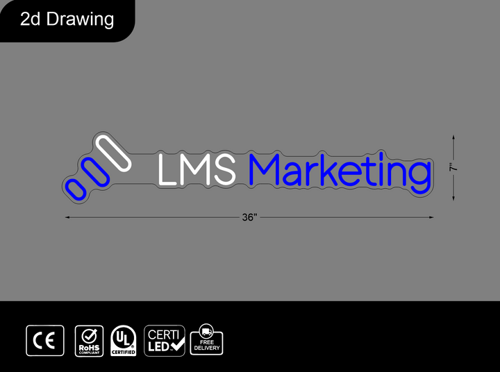 Custom neon sign for Lucas