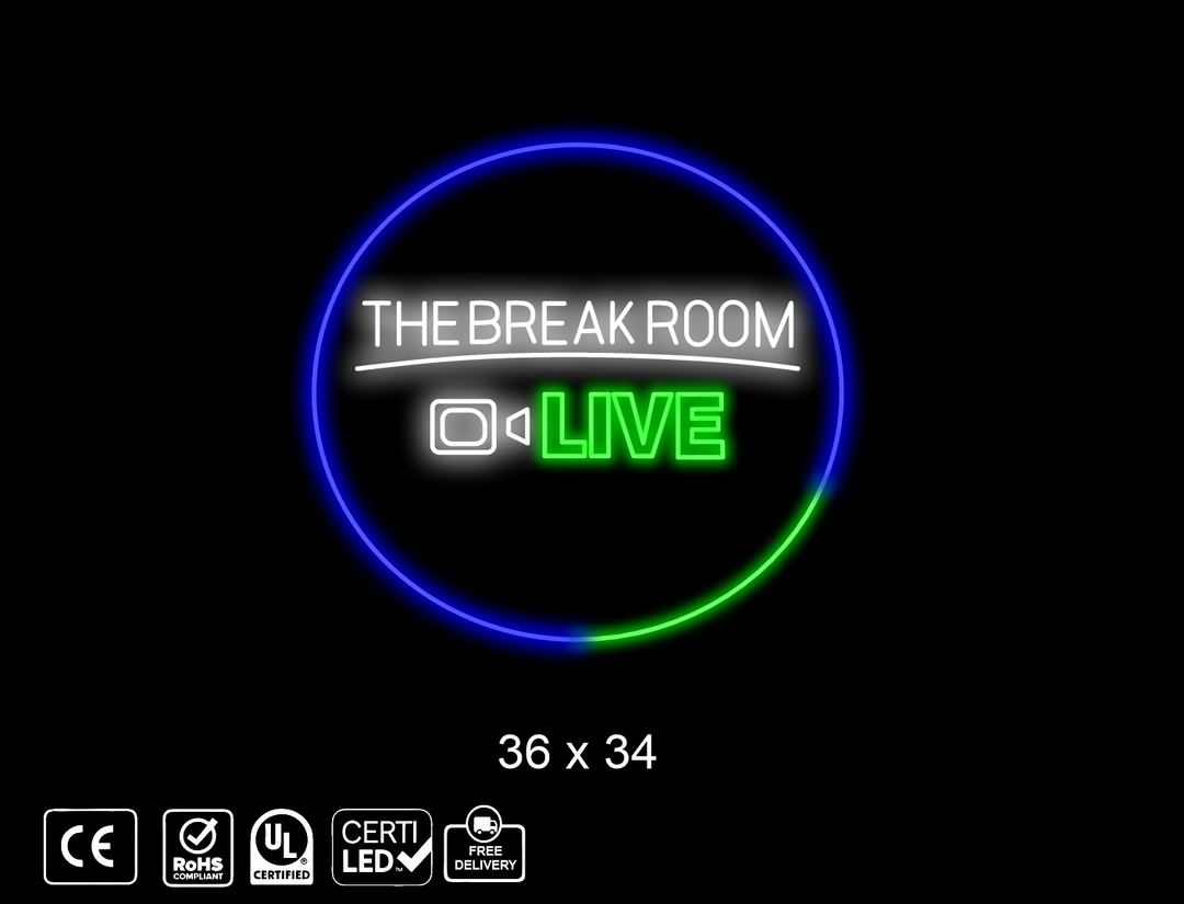 Updated custom neon sign for Brooke kauf