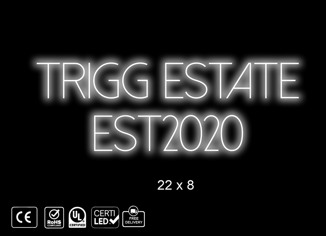 Custom Neon sign for S. Trigg