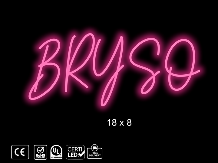 Custom Neon sign for Kristen Oliver