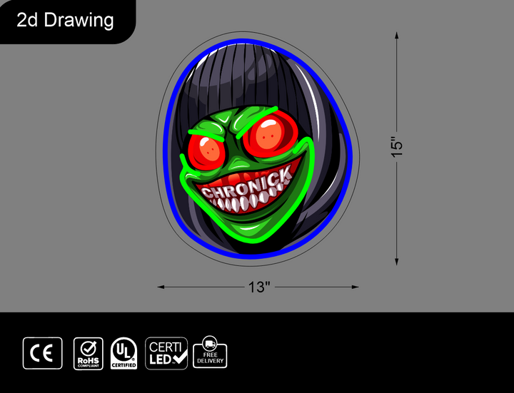 Custom Neon sign for Nick anderson