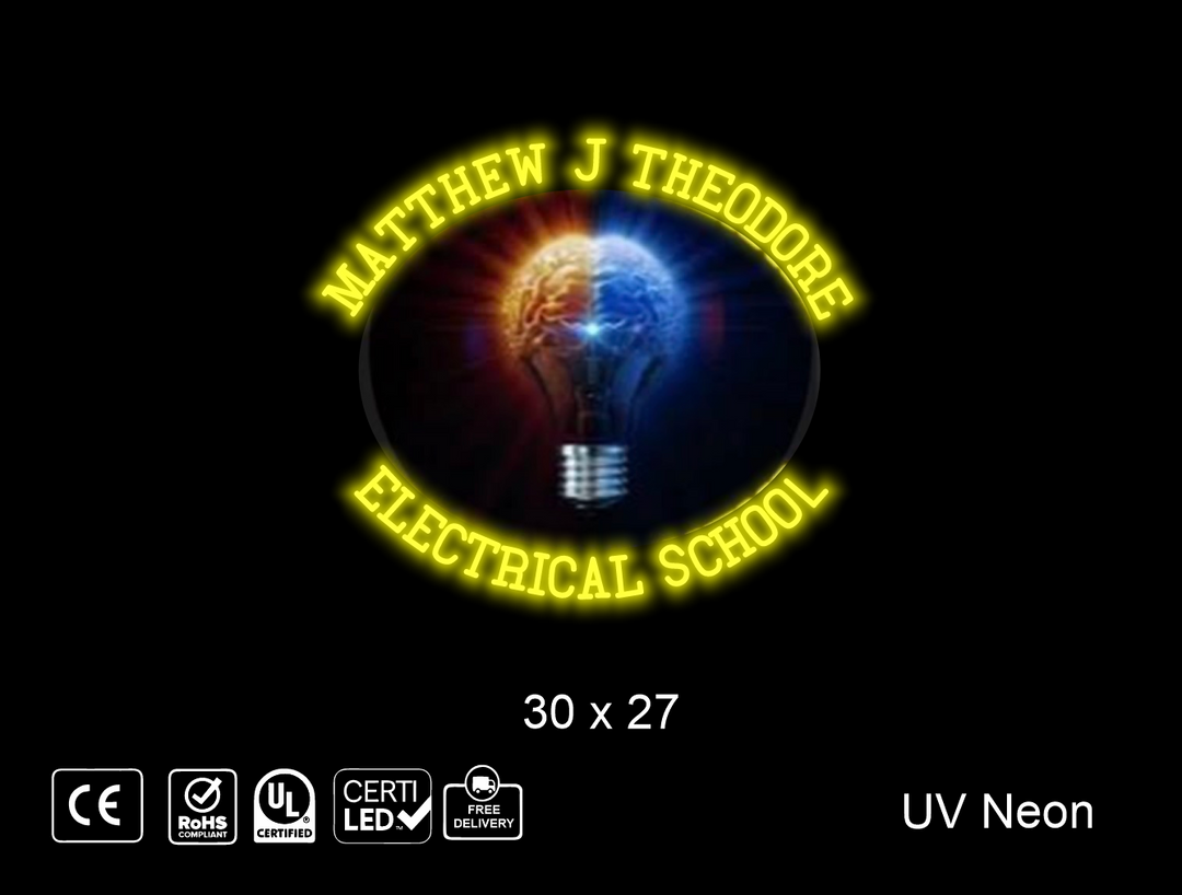 Custom Neon sign for Matthew Theodore