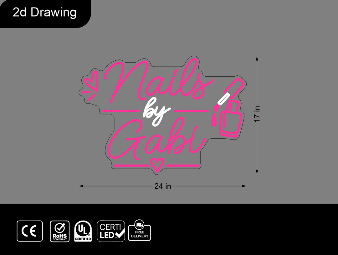 Custom Neon sign for Cindy Abramov