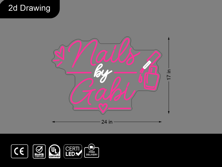 Custom Neon sign for Cindy Abramov