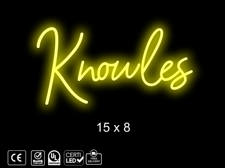 Custom Neon sign for JLSRLJ
