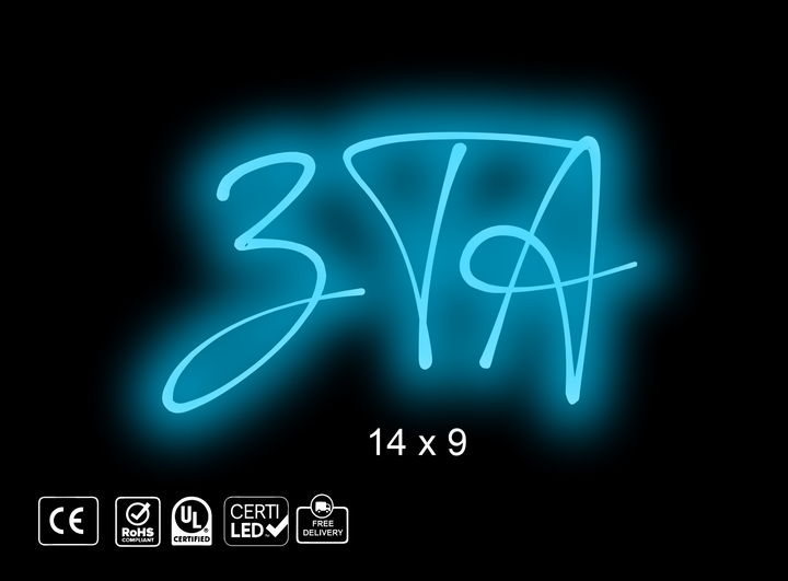 Custom neon sign for Karyssa Son