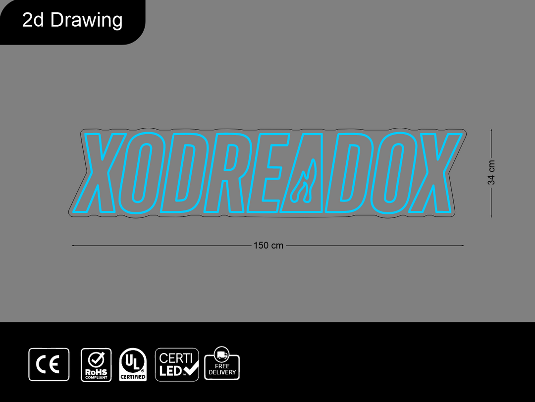 Custom Neon sign for Ayo Beckley