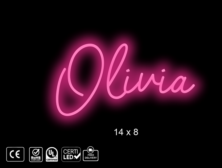 custom Neon sign for C.M. Frost