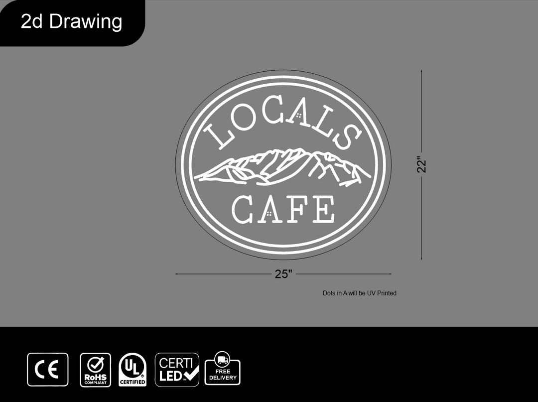 Custom neon sign for Lacie Boulter