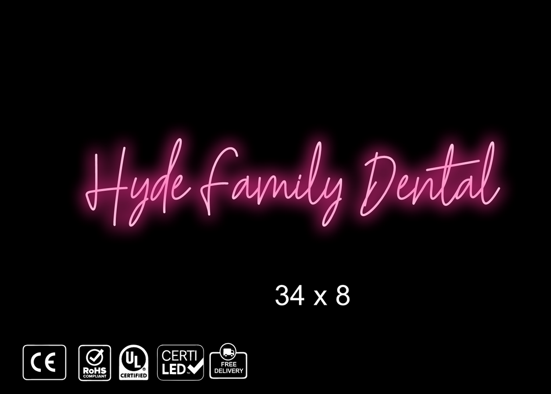 Custom Neon sign for James Hyde