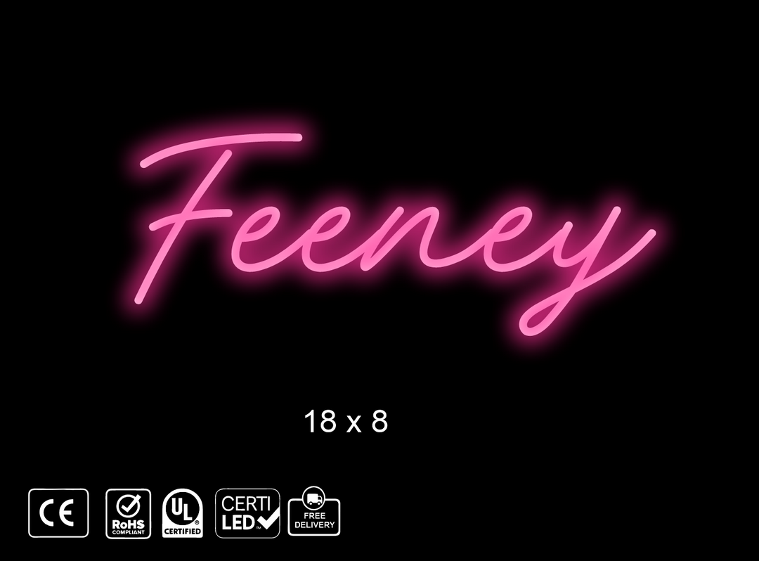 Custom Neon sign for Cara Feeney