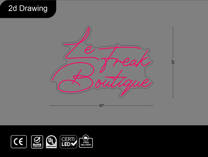 Custom Neon sign for Alicia McGlashin
