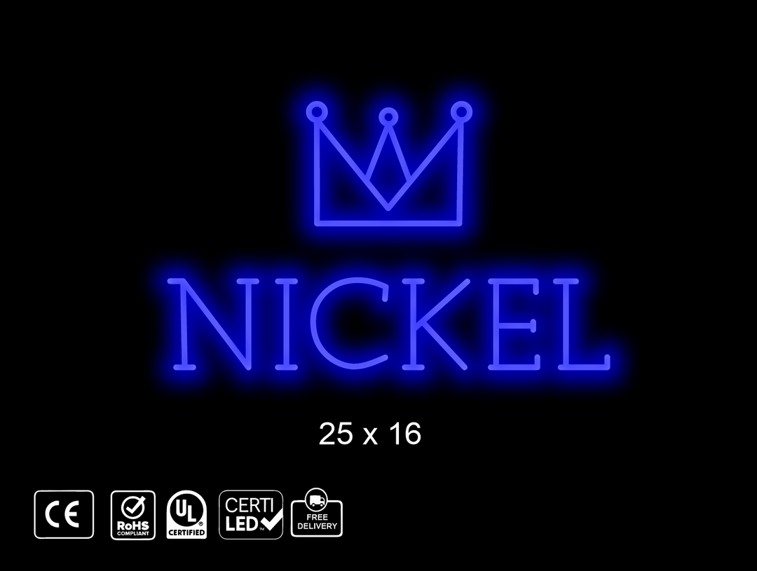 Custom Neon sign for viviane nickel