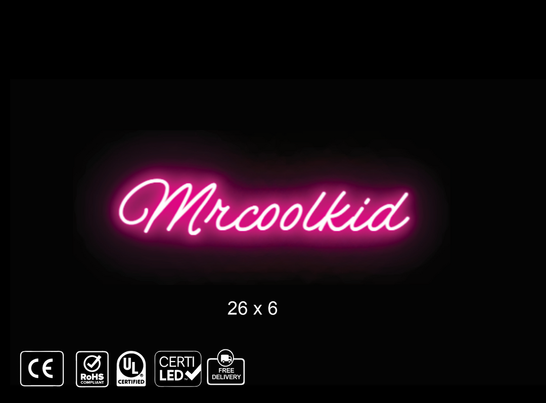 custom Neon sign for Belle TM