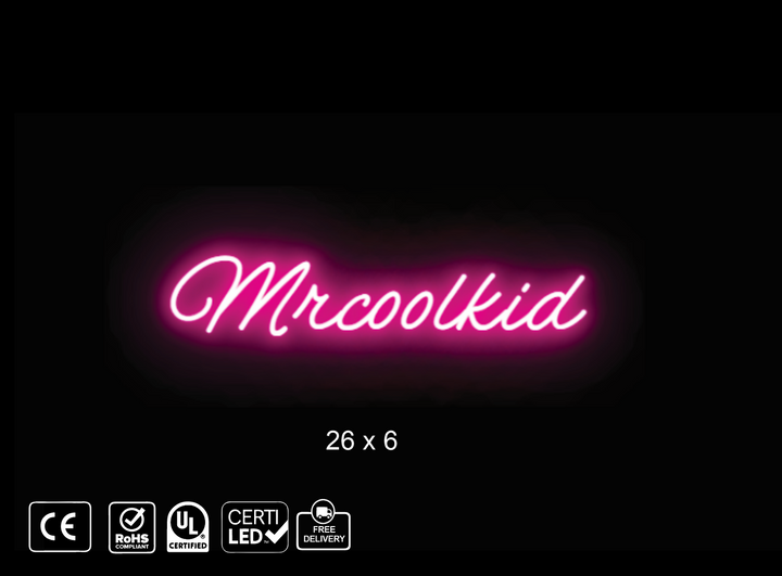 custom Neon sign for Belle TM