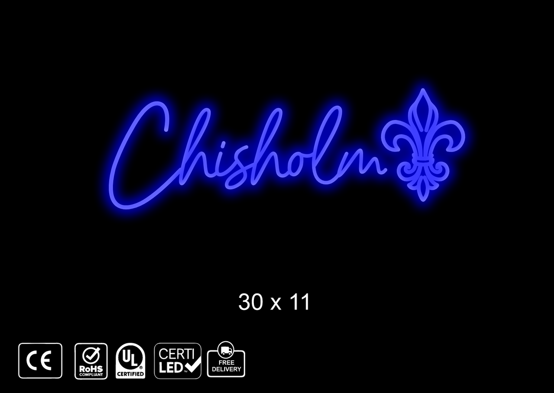 Updated custom neon sign for Sherry Foster
