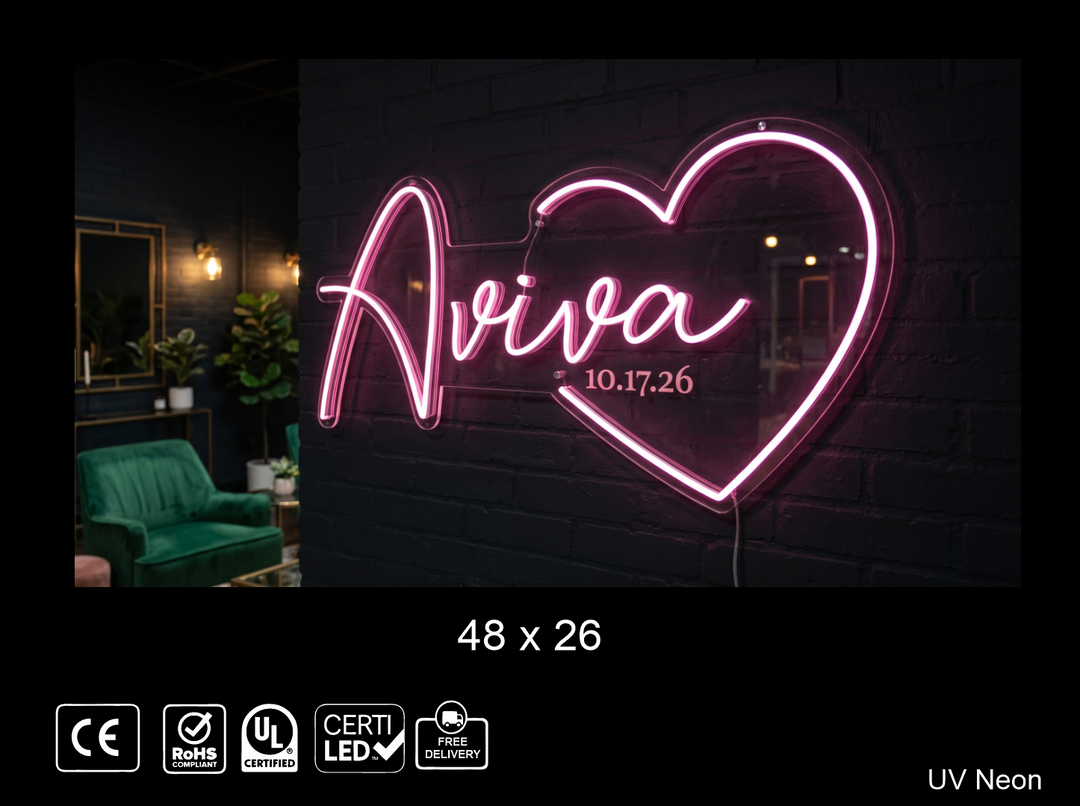 Custom Neon sign for shawn Aversa