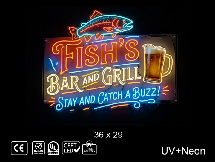 Custom Neon sign for Adam DeGreve