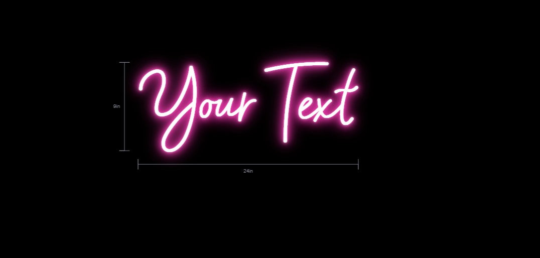 Custom neon sign for Minso