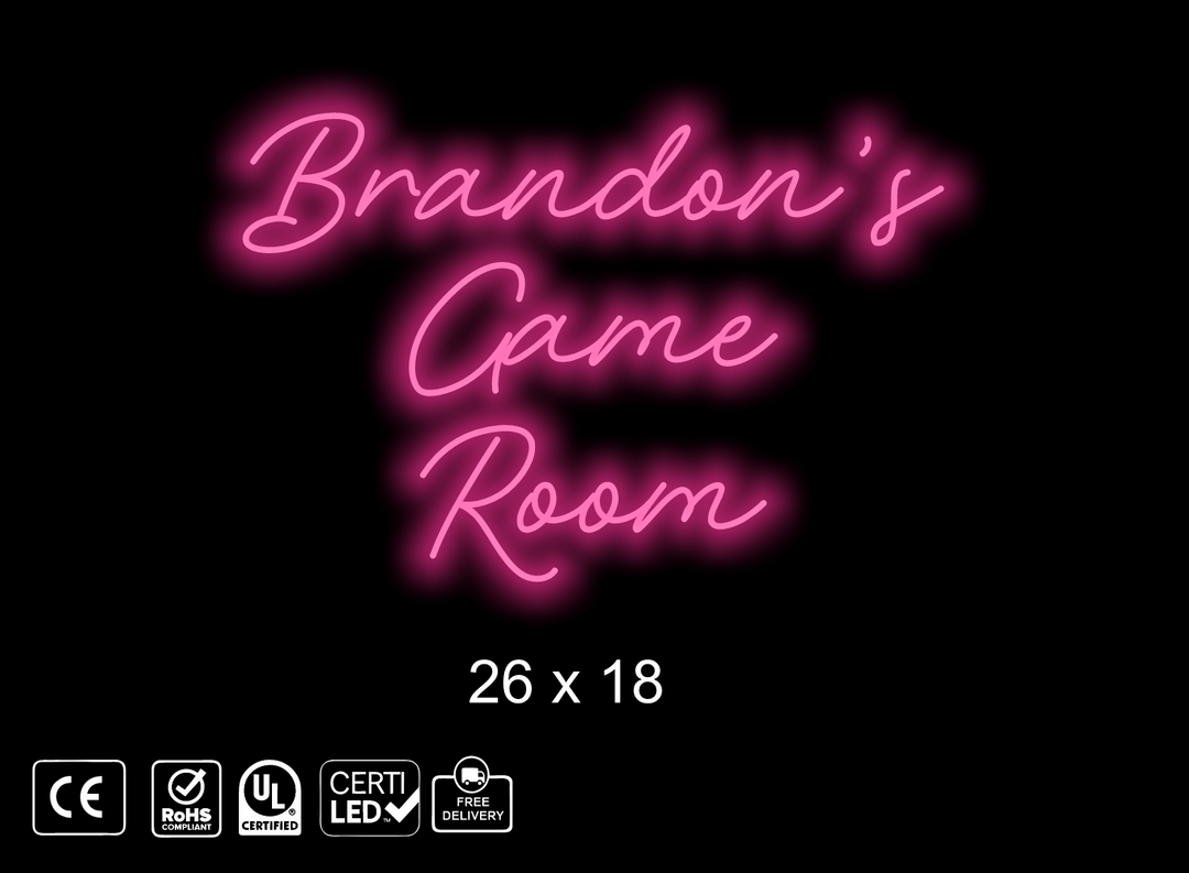 Custom Neon sign for Landon Steve